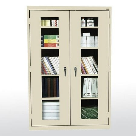 Sandusky Lee EA4V461872-07 Elite Series Clear View Storage Cabinet, 18