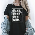 thumbnail image 5 of Funny Mom's Life T-Shirt, Black Minimalist Mama Tee for Stylish Mothers, 5 of 6