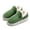Green, variant on Womens Mens Fuzzy Slippers Anti-Slip Warm House Shoes Memory Foam Ankle Bootie Slippers