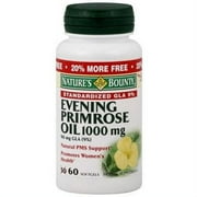 Nature's Bounty Primrose Oil 1000 mg Softgels, 60 CT (Pack of 3)