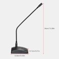 thumbnail image 2 of Computer Microphone Professioinal Wired Desktop Conference Microphone Adjustable Neck for PC Laptop Speaker Mixer Conference Speech Recording Broadcasting Online Voice Chatting, 2 of 7