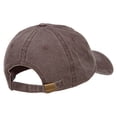 thumbnail image 4 of Husky Dog Embroidered Washed Cotton Twill Cap - Brown OSFM, 4 of 5