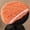 Orange, variant on AUNVITO Velvet Round Stool Seat Cover Slipcover, Soft Plush Elastic Stretch Protector for Kitchen Dining Chair Home Decor, 1pc