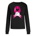 thumbnail image 5 of Jsaierl Chandails en Molleton Cancer du Sein Femmes Sensibilisation au Cancer Hauts T-Shirts Graphiques Léopard Manches Longues Col Rond Pull Cadeaux Inspirants pour Survivante du Cancer, 5 of 5
