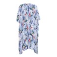 thumbnail image 2 of HELLHERO High Quality Fabrics Bathing Suit Cover Up for Beach Lightweight Free Size Long Kimono Swimsuit Cover Up Butterfly Floral, 2 of 6