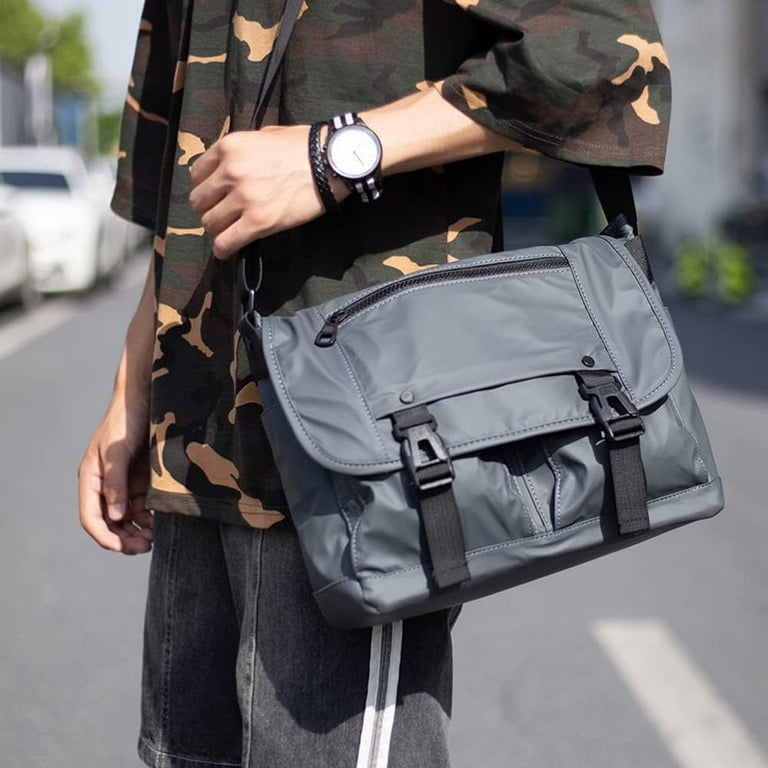 Messenger Bag for Men, Classic Water-Resistant Crossbody Shoulder