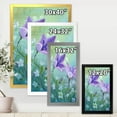thumbnail image 4 of Designart 'Purple Bellflowers Blooming' Traditional Framed Art Print, 4 of 4