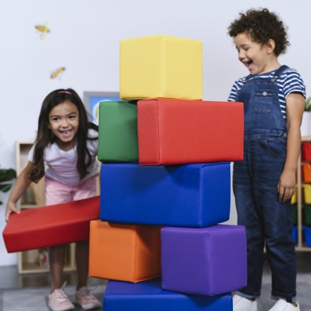 SoftZone® Stack-A-Block Set 8-Piece - Primary