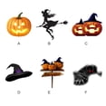 thumbnail image 3 of stanreset Halloween Car Sticker Self Adhesive Automobile Exterior Decal Decoration Holiday Decorative Window Photography Prop Type 2, 3 of 6
