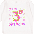 thumbnail image 3 of Inktastic It's My Third Birthday Toddler Sweatshirt, 3 of 4