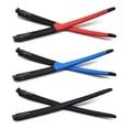 thumbnail image 4 of HKUCO Multicolor Logo Rubber Replacement Black Frame Legs Colors For Crosslink Pitch Glasses Frame Red, 4 of 5