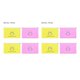 thumbnail image 1 of Eigraketly Bolsa de soporte para máscara Joyas Anillos Pendientes Almacenamiento de máscaras Bolsa de PP Diseño de dibujos animados 2 piezas 2*amarillo+2*rosa 2piezas, 1 of 6