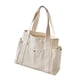thumbnail image 5 of Bolso de hombro versátil, bolso de viaje, escolar para el trabajo, y vacaciones. beige, 5 of 8