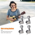 thumbnail image 1 of Clavijas De Afinación De Cuerdas Clavijas De Afinación De Cuerdas Clavijas de afinación de cuerdas de bloqueo cromado, 4 Uds., afinadores de cuerdas universales para guitarra ukelele, 1 of 5