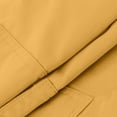 thumbnail image 4 of Long Cargo Shorts for Men Multi-Pocket Drawstring Elastic Waist Athletic Shorts Baggy Casual Work Yellow M, 4 of 8