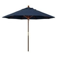 thumbnail image 1 of California Umbrella 9 ft. Sunbrella Marenti Wood Market Umbrella, 1 of 11