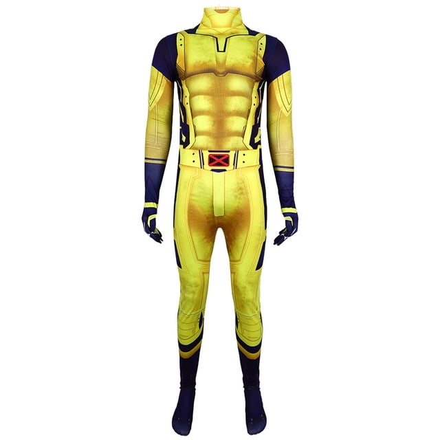 Mono Superhéroe Wolverine Cosplay 3D para Fiesta Halloween