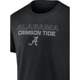 thumbnail image 4 of NCAA Alabama Crimson Tide Men's Cotton Black Short Sleeve T-Shirt, 4 of 4
