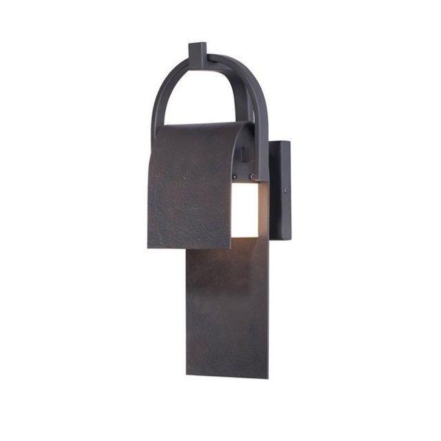 Maxim 55593RF 15 in. Laredo LED Outdoor Wall Sconce, Rustic Forge