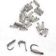 thumbnail image 2 of 100Pcs Fish Hook Spring Bait Feeder Lure Trap Accessories Fishbait Feeder Tackle, 2 of 3