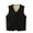 Black, variant on Samickarr Fleece Vest for Women Casual Warm Sleeveless Button Jacket Plus Size Fall Soft Lightweight Solid Color Gilet with Pockets