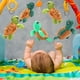thumbnail image 5 of Llavero Toy Hinly con forma de tortuga de peluche, 15 unidades, 14 cm, serie verde, 5 of 6