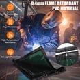 thumbnail image 1 of BeesClover Écran de Soudage en Vinyle avec Cadre, Rideau de Soudage en PVC Résistant aux Flammes avec Roues Pivotantes Verrouillables, Panneau de Soudage Transparent pour Sécurité de Soudure, 1 of 8