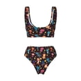thumbnail image 6 of Rocae Cute Animals for Bikini Set for Women Two Piece Sexy High Swimsuits Split Crossover Bikini X-Large, 6 of 9