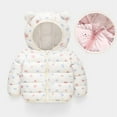 thumbnail image 2 of NOLDARES Toddler Winter Coats Lightweight Puffer Jacket for Baby kids(Z2-Beige,4-5 Years), 2 of 8
