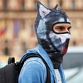 thumbnail image 4 of 3D Cat Ski Balaclava Sheisty Face Mask with Ears,Animal Ski Mask,Cat Shiesty for Music Festivals,Ski,Party Outdoor, 4 of 7