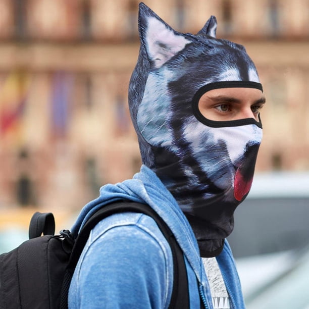 SHUZHENG 3D Cat Ski Balaclava Sheisty Face Mask with Ears,Animal