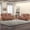 Brown 2+3 set, variant on Bonzy Home Manual Reclining Sofa,3 Seat Recliner Couch Sofa with Overstuffed Arms and Back Sofa Set with Cup Holders for Living Room