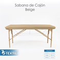 thumbnail image 3 of Juego de Sábanas La Nueva Perla Beige Microfibra para Camilla de Masaje Spa, 3 of 8