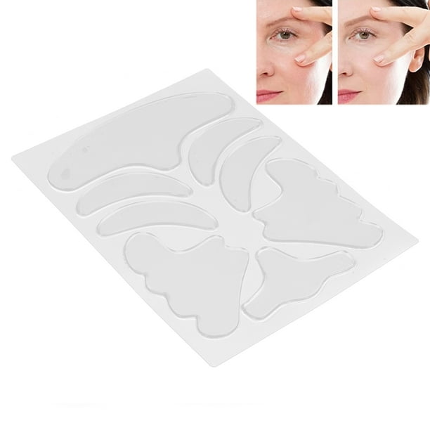 Almohadillas anti -Arrugas faciales, Parches de Arrugas Reutilizables Suaves Y TRANSIBRABLES PARA ARRUGAS DE LA CARA