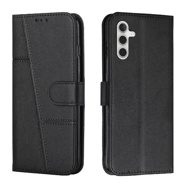 Funda Flip para FOXDOCK SamsunG Galaxy A55 5G – Carcasa delgada y resistente a impactos con soporte para uso diario y profesional