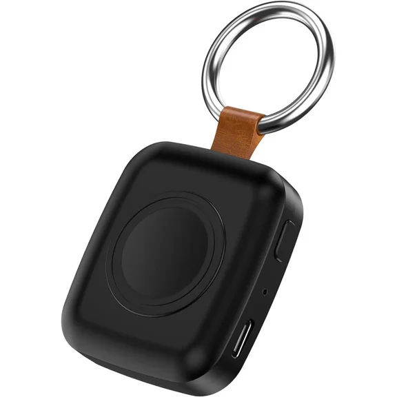 Portable Charger for Samsung Galaxy Watch 8 Classic/Ultra,1200mAh Wireless Fast Charging,Portable Travel Charger for Samsung Galaxy Watch 8/7/Ultra/6/Classic/5/Pro/4/3/2/1 with Keychain