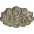 thumbnail image 3 of Ekena Millwork 7 5/8"OD x 1"P Emery Leaf Ceiling Medallion, Hand-Painted Castle Stone Crackle, 3 of 7