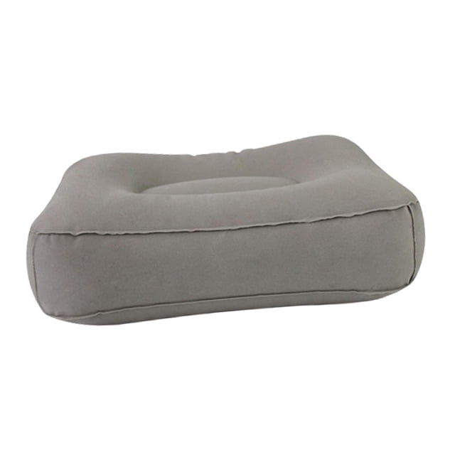 Guardoinrt Inflatable Travel Foot Rest Pillow Provides Comfort Support For Legs Knees Feet On Long Plane Rides Footrest Pillow Gray 42x32x20cm