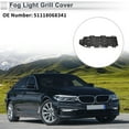 thumbnail image 2 of Cubierta de rejilla de luz de niebla frontal izquierda Unique Bargains para BMW Serie 5 2018-2020, inserciones de cubierta de luz de niebla del parachoques delantero No.51118068341 ABS 1 Pc, 2 of 6