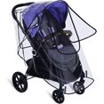 thumbnail image 1 of Stroller Rain Cover, Universal Clear Weather Shield with Waterproof Zippers, Stroller Cover for Protect from Sun Dust Snow, Large, 1 of 7