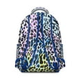 thumbnail image 3 of Cheetah Print School Backpack Classic Leopard Spots, Glitter Texture, Cute Animal Design Travel Bag for Students, 3 of 6