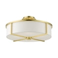 thumbnail image 4 of Livex Lighting - Wesley - 4 Light Semi-Flush Mount in Contemporary Style - 19, 4 of 13
