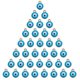 thumbnail image 4 of 100pcs Evil Eye Beads Charms Connector DIY Jewelry Accessories for Bracelet, 4 of 4