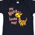 thumbnail image 4 of Inktastic My Nana Loves Me- Cute Giraffe Boys or Girls Baby Bodysuit, 4 of 5
