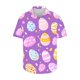 thumbnail image 3 of Blusas y camisas de manga corta con cuello en V Camisa estampada de Pascua para hombre Camisa abotonada Top de poliéster para hombre, 3 of 4