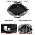 thumbnail image 3 of Blue Pioneer Flower Striped Pattern Travel Tote Bags for Women Carry On,Large Weekender Bags for Women Travel,Multi Functional Duffle Bag for Work,Shopping,Sports, 3 of 5