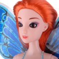 thumbnail image 4 of Moda princesa sirena muñeca niña modelo muñeca juguetes regalo pelo naranja SM SunniMix Mermaid Doll Toy, 4 of 8