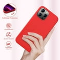thumbnail image 5 of Entronix Silicone Soft Case Designed for iPhone 13 Pro Shockproof Durable Slim Fit, Red, 5 of 8