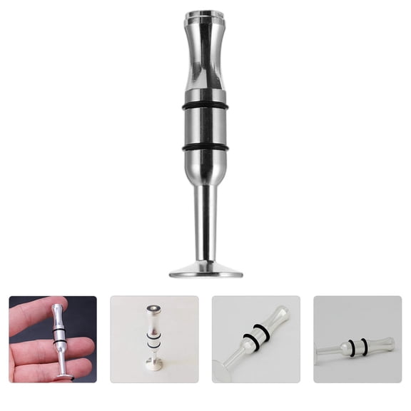 PBPBOX 1Pack Brass Mouth Strength Practicing Tool for Clarinet Embouchure Training Device in Silver