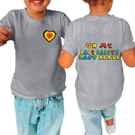 

uublik Girls Shirts Short Sleeve Cute Printed Comfy Tees Top